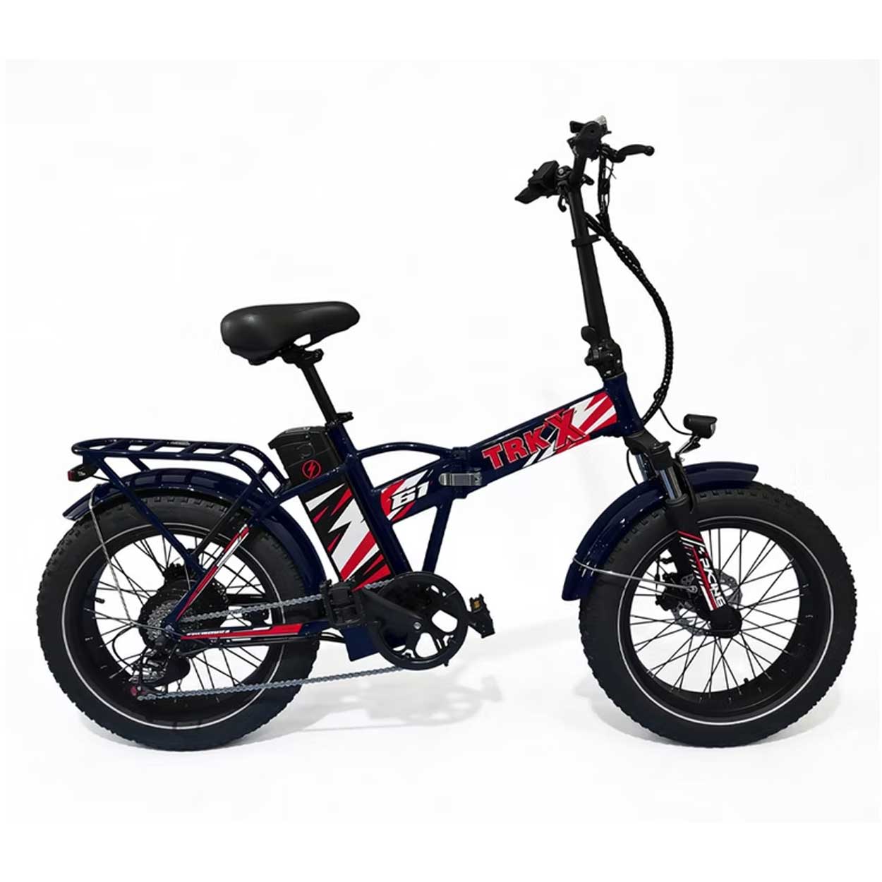 Green Motor - TRK X 48V Nero Rosso TRK-X-48V-Nero-Rosso