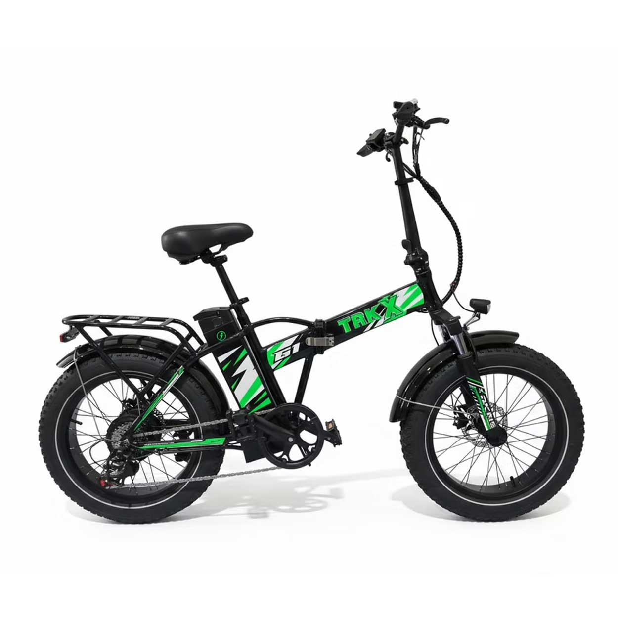 Green Motor - TRK X 48V Nero Verde TRK-X-48V-Nero-Verde