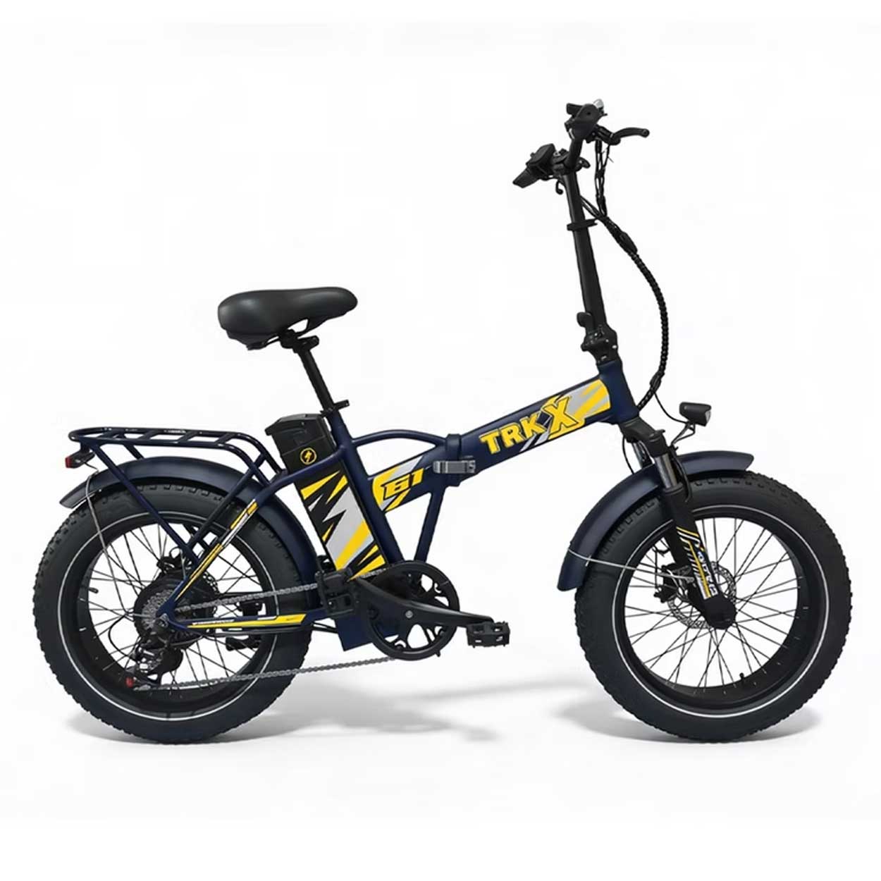 Green Motor - TRK X 48V Nero opaco Giallo TRK-X-48V-Nero-opaco-Giallo
